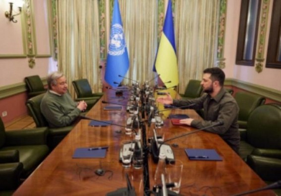 UN chief, Zelensky discuss Ukraine grain deal's impact on least developed countries UN chief, Zelensky discuss Ukraine grain deal's impact on least developed countries