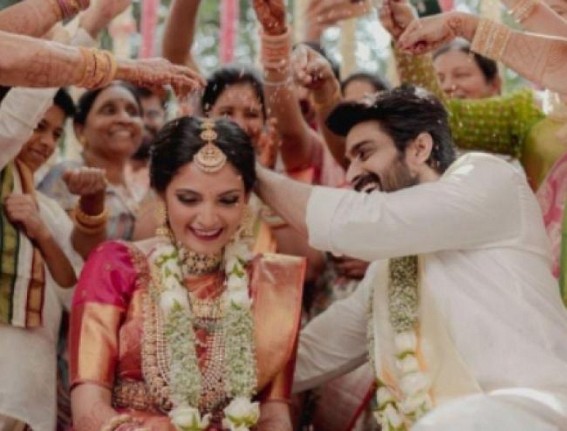 Naga Shaurya ties the knot with longtime girlfriend Anusha Shetty Naga Shaurya ties the knot with longtime girlfriend Anusha Shetty