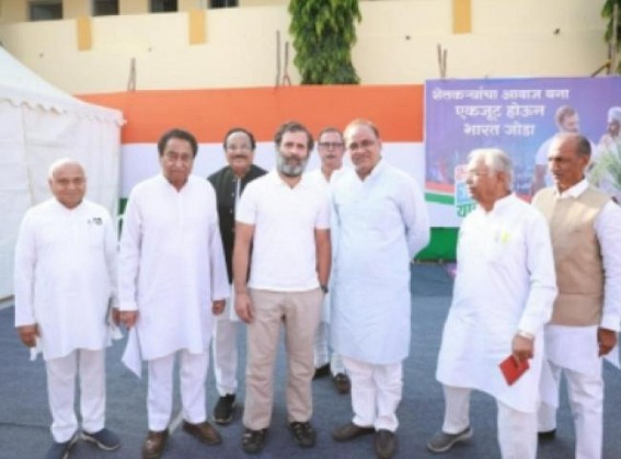 MP Cong ready to welcome Rahul's BJY, Priyanka to join yatra on Wednesday MP Cong ready to welcome Rahul's BJY, Priyanka to join yatra on Wednesday