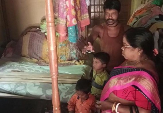 Robbers looted a home in Kailashahar: BJP Panchayat Pradhan Blamed Police Robbers looted a home in Kailashahar: BJP Panchayat Pradhan Blamed Police