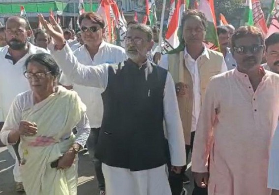 Congress Continues ‘Tripura Bachao’ program under ‘Bharat Joro’ movement : ‘Uniting People to Fight against the Divisive BJP Party & Govt’ Congress Continues ‘Tripura Bachao’ program under ‘Bharat Joro’ movement : ‘Uniting People to Fight against the Divisive BJP Party & Govt’
