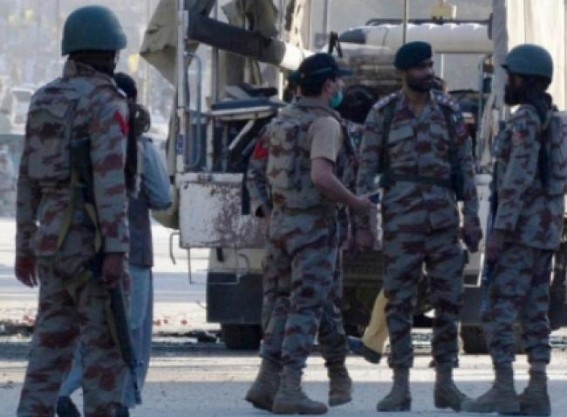 Pakistan forces withdraw after Baloch militant group vows to attack police stations with rocket launchers, mortars Pakistan forces withdraw after Baloch militant group vows to attack police stations with rocket launchers, mortars