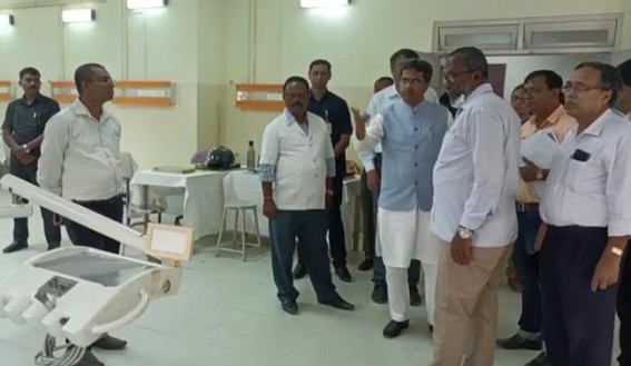 Upcoming Dental College Inspected by CM Manik Saha