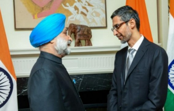 'I carry India wherever I go,' reiterates Google CEO Sundar Pichai