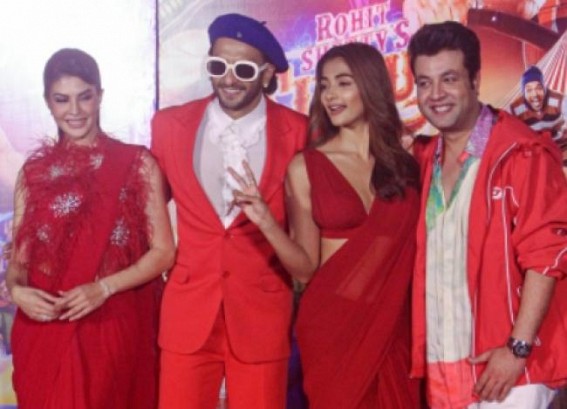 Pooja Hegde remembers 'Cirkus' cast making her 'tumble' with laughter Pooja Hegde remembers 'Cirkus' cast making her 'tumble' with laughter