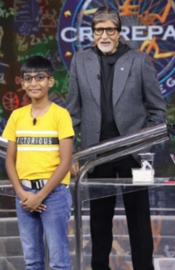 'KBC 14' contestant, all of 11, amuses Big B with his conversation 'KBC 14' contestant, all of 11, amuses Big B with his conversation