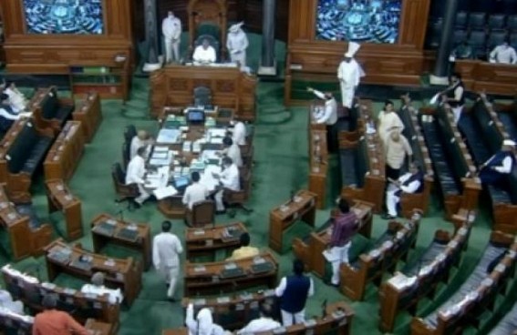 LS adjourned till 2 pm amid Oppn protests on China transgression issue