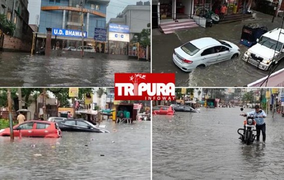 Thousand Crores SMART City Project’s No Outcome Yet ! Agartala City Continues to Suffer Flood-Like Situations after every Rain
