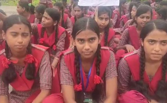 Tripura Schools Reel Under Teachers’ Crisis: Students in Sabroom Blocked Road as H.S. School run by only 8 Teachers