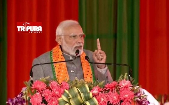 Modi Congratulates Tripura Women for becoming 'LAKHPATI' through PMAY Scheme Modi Congratulates Tripura Women for becoming 'LAKHPATI' through PMAY Scheme