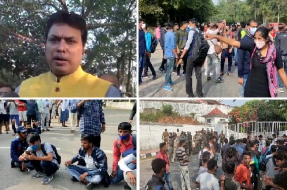 ‘Today Tripura is Witnessing a Transparent Recruitment Neeti’, Claimed Biplab Deb amid TSR Job Recruitment Scam led ruckus in State ‘Today Tripura is Witnessing a Transparent Recruitment Neeti’, Claimed Biplab Deb amid TSR Job Recruitment Scam led ruckus in State