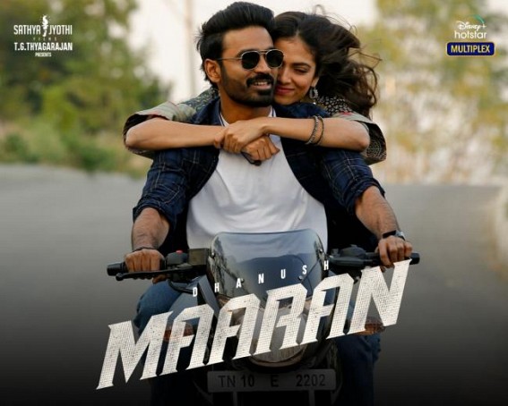 Dhanush-starrer 'Maaran' to release on March 11 on OTT Dhanush-starrer 'Maaran' to release on March 11 on OTT