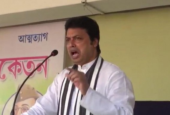 ‘A True Tripura-Lover should not criticize Govt even if he is Starving’, claims Biplab Deb