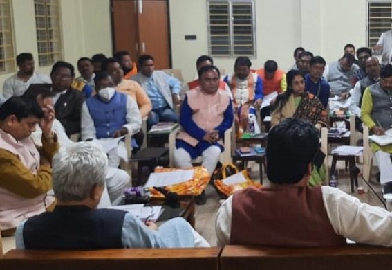 Tripura BJP Crisis : Many MLAs, including Minister Ram Prasad Pal boycotted Biplab Deb’s meeting