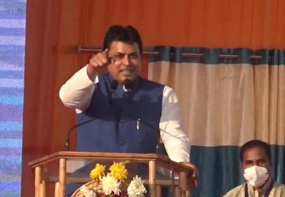 Tripura People’s ‘Choritro’ has changed after 2018 : Claims Biplab Deb