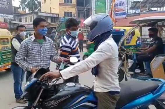 Mask Enforcement Drive continues by West Dist Administration Mask Enforcement Drive continues by West Dist Administration