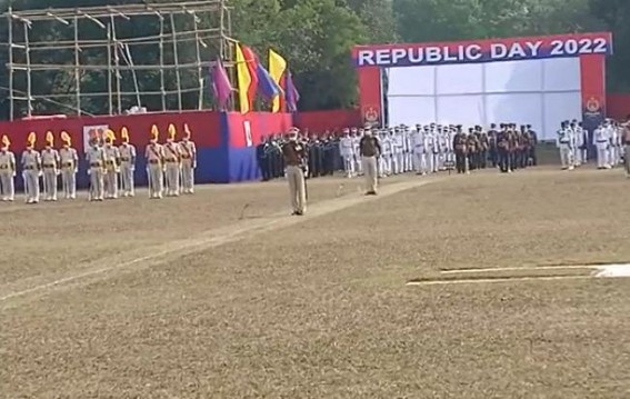 Final Preparations for R-Day Celebration held at Assam Rifles Ground, Agartala