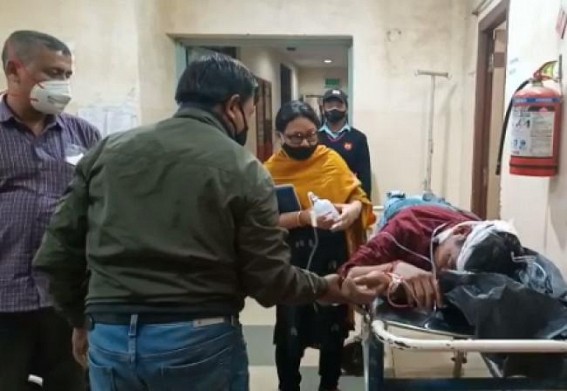 Forest Dept Employee Serious after Road Accident Forest Dept Employee Serious after Road Accident
