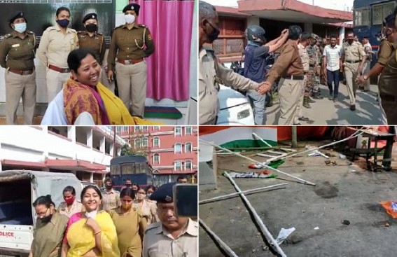 Congress, BJP Clash: No investigation in Violence's Epicentre at Math Chowmuhani: As Expected, Police Arrested only Congress Party Members : No Arrest of BJP cadres 