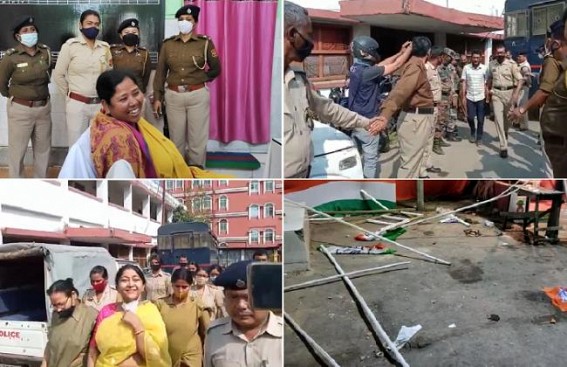Congress, BJP Clash: No investigation in Violence's Epicentre at Math Chowmuhani: As Expected, Police Arrested only Congress Party Members : No Arrest of BJP cadres Congress, BJP Clash: No investigation in Violence's Epicentre at Math Chowmuhani: As Expected, Police Arrested only Congress Party Members : No Arrest of BJP cadres