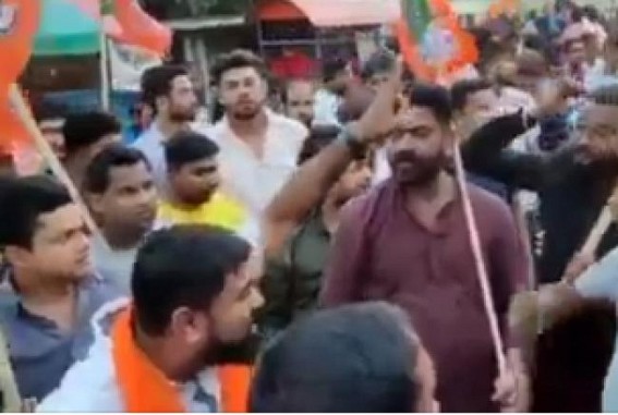 BJP, RSS’s Criminalise-Politics erupts Law and Order Issues State-Wide : Hate Instigating Slogan of ‘peeling out opp leaders’ skin’  remain without Police Action : Home Dept and Home Minister Biplab Deb to be held Liable for Tripura Political Violence