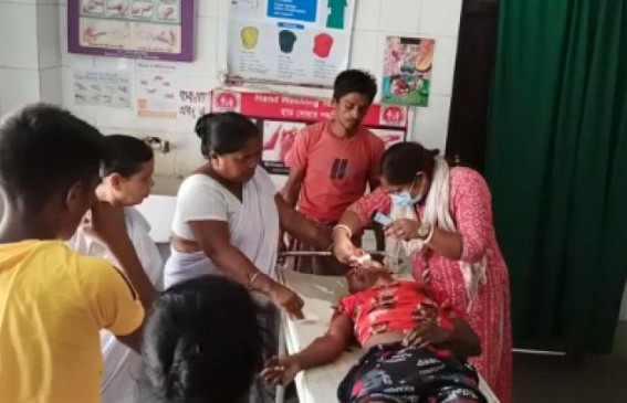 Youth Died after being hit by Train in Sabroom Youth Died after being hit by Train in Sabroom