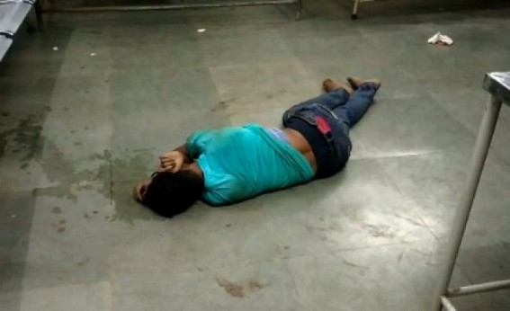 Accident patient was not referred to GB as no family member was present, Patient Died after around 2 hrs in Bishalgarh hospital Accident patient was not referred to GB as no family member was present, Patient Died after around 2 hrs in Bishalgarh hospital
