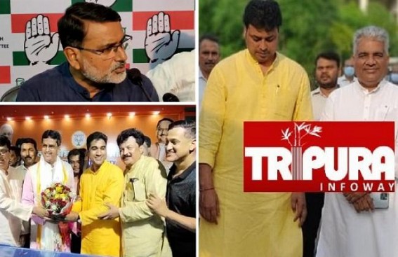‘What’s the real Scandal that forced Biplab Deb to step down, quitting his targets to stay as CM till 2047?’, asked Tripura Congress amid ongoing Controversy over Biplab Deb’s fall