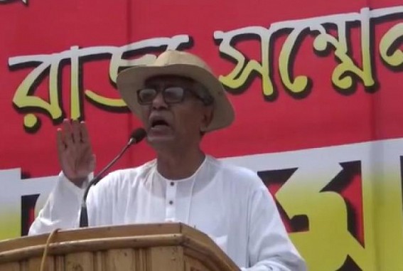 ‘Why did BJP High Command remove Biplab Deb who was praised as Tripura’s best CM by Modi and Shah just 2 months back ?’, asked Manik Sarkar