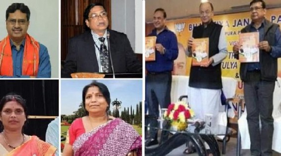 BJP announced Candidates for four Assembly By-Poll Seats : Question Raised over Acceptability of BJP Candidate sharing Dais with BJP’s Fake Vision Document’s launchers