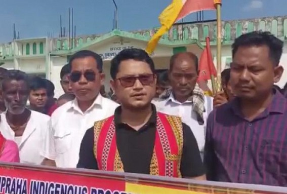 Tipra Motha Placed deputation to the BDO of Chandipur Block under Kailasahar Subdivision demanding immediate Village Council Election