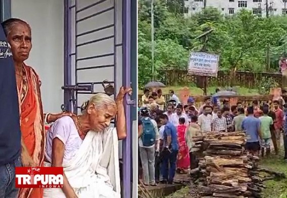 Mass Cremation in Kumarghat as Dead Bodies of 7 Persons handed over to Families : Screams of Devastated Families echoed beyond Cremation Ground Mass Cremation in Kumarghat as Dead Bodies of 7 Persons handed over to Families : Screams of Devastated Families echoed beyond Cremation Ground