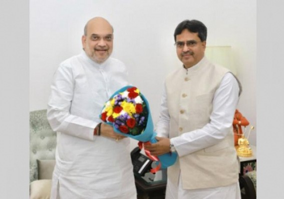 Assembly polls: Tripura BJP core group meets Shah, discusses strategy