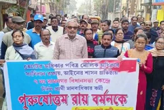 ‘Poll Rigging, Snatching of Voters’ Rights led me to decide to Contest in Tripura Poll’ : Purushottom Roy Barman ‘Poll Rigging, Snatching of Voters’ Rights led me to decide to Contest in Tripura Poll’ : Purushottom Roy Barman