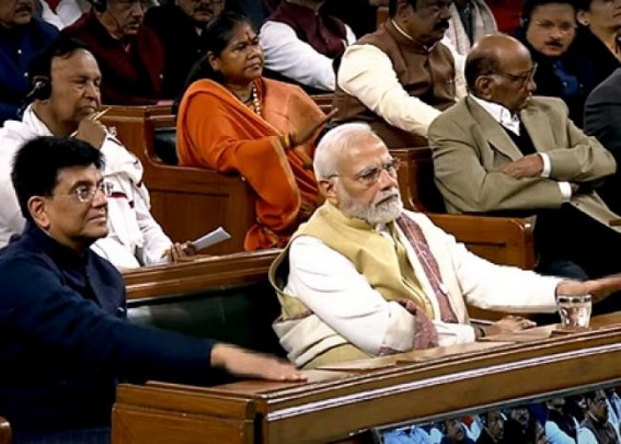 PM Modi to reply to motion of thanks on President's Address in LS today PM Modi to reply to motion of thanks on President's Address in LS today