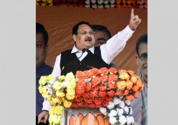 Nadda to release manifestos for Nagaland, Meghalaya on Feb 14-15 Nadda to release manifestos for Nagaland, Meghalaya on Feb 14-15