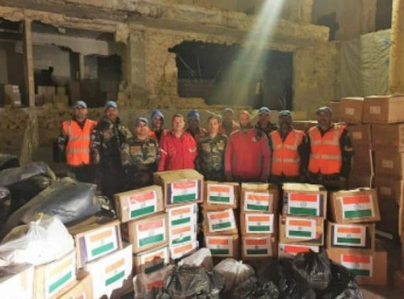 India delivers relief material to quake-hit Syria