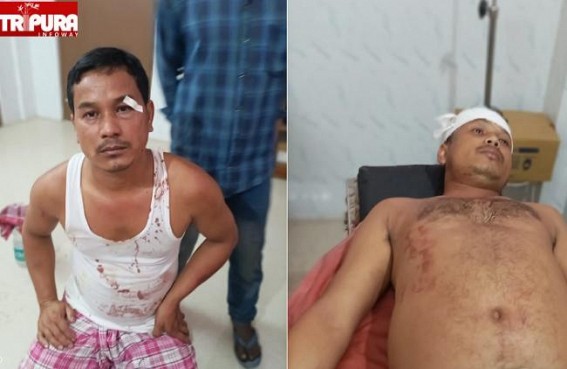 Tripura Post Result Violence : 8 injured in a Political Clash among BJP and Tipra Motha Parties in Fatikroy, Unakoti Dist Tripura Post Result Violence : 8 injured in a Political Clash among BJP and Tipra Motha Parties in Fatikroy, Unakoti Dist