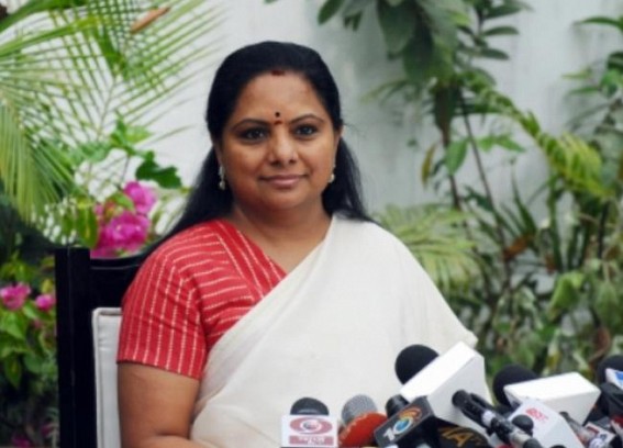 Excise policy case: Kavitha leaves for Delhi; suspense over appearance before ED