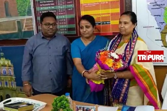 Jayanti Debbarma takes charge as Tripura Commission for Protection of Child Rights