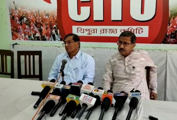 ‘Pay Compensation to Post Poll Attacked Families’ : CITU to Tripura Govt ‘Pay Compensation to Post Poll Attacked Families’ : CITU to Tripura Govt