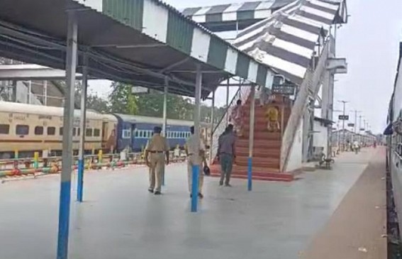 Passengers demanded another foot over bridge in Agartala Railway Station