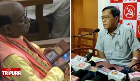 Jiten Chowdhury slammed BJP’s Nationalism Hypes as No Action against Porn Addicted MLA after 6 Days of Porn-Watching Viral Video leaked from Assembly Jiten Chowdhury slammed BJP’s Nationalism Hypes as No Action against Porn Addicted MLA after 6 Days of Porn-Watching Viral Video leaked from Assembly