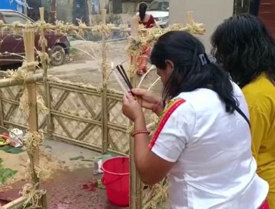 Auspicious Garia Puja Observed by People across Agartala Auspicious Garia Puja Observed by People across Agartala