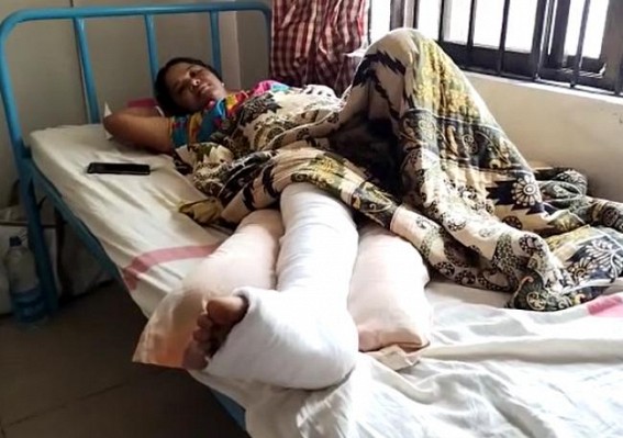 Opposition Party supporter Family members attacked by goons in Kamasagar : Hospitalized