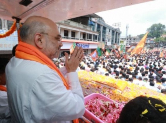 Amit Shah to hold multiple roadshows in B'luru Amit Shah to hold multiple roadshows in B'luru