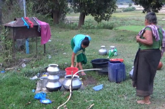 Drought in Tripura Hills : Extreme Drinking Water Crisis Problems gripped ADC, Rural areas in Pecharthal Drought in Tripura Hills : Extreme Drinking Water Crisis Problems gripped ADC, Rural areas in Pecharthal