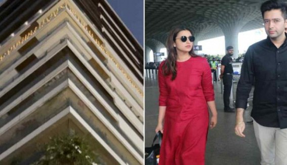 Parineeti's apartment lights up ahead of her engagement with Raghav Chadha Parineeti's apartment lights up ahead of her engagement with Raghav Chadha