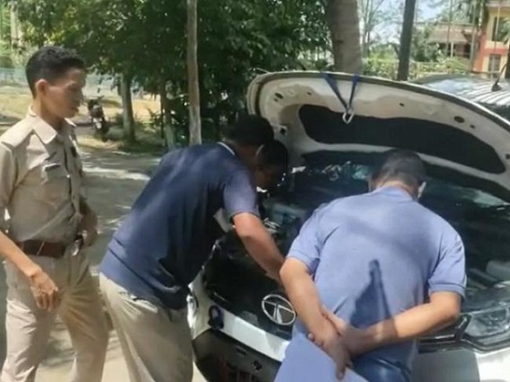 175 KG Ganja Seized from Lawyer's car