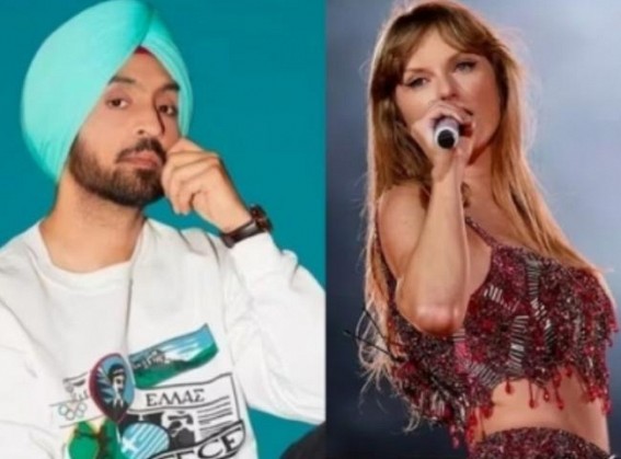 Diljit has a hilarious response to reports of being 'touchy' with Taylor Swift Diljit has a hilarious response to reports of being 'touchy' with Taylor Swift